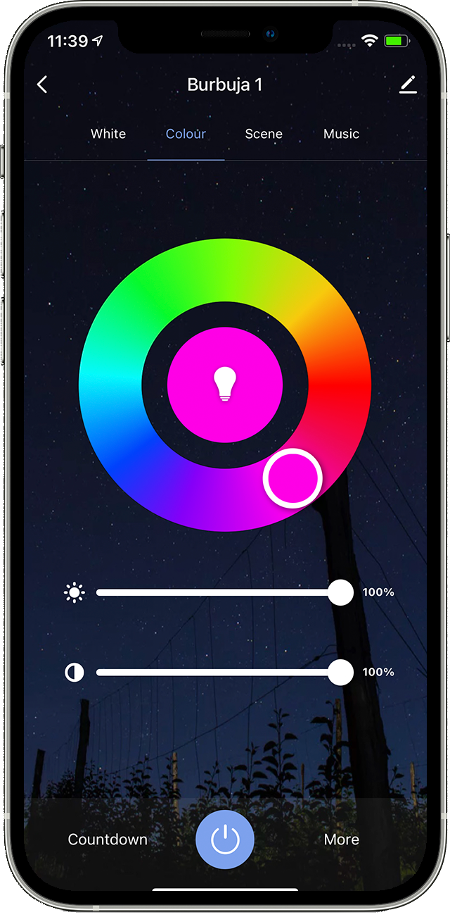 Captura bombilla inteligente Smart Life